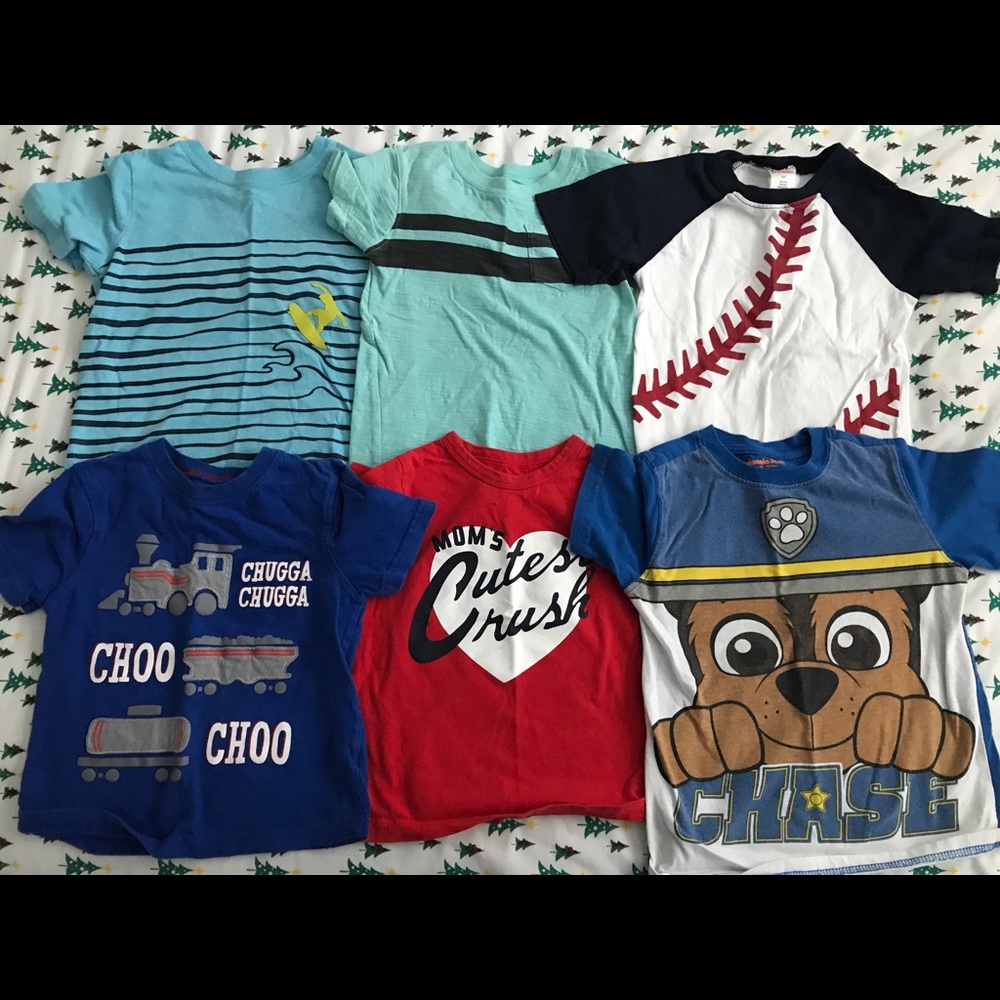 2T Boy shirts -9 total